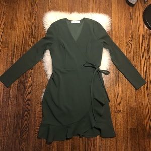 Boutique Cocktail Wrap Dress